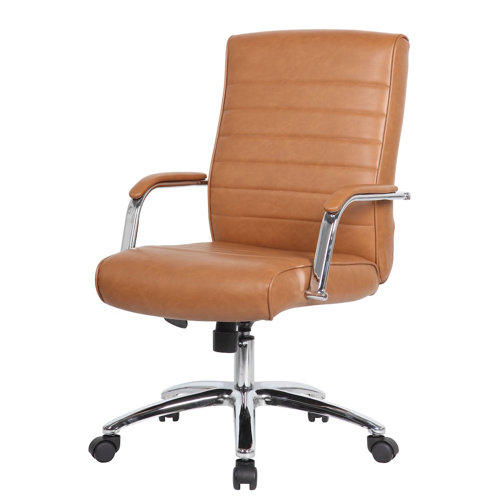 Boss Modern Executive Conference Chair - Caramel. Picture 4
