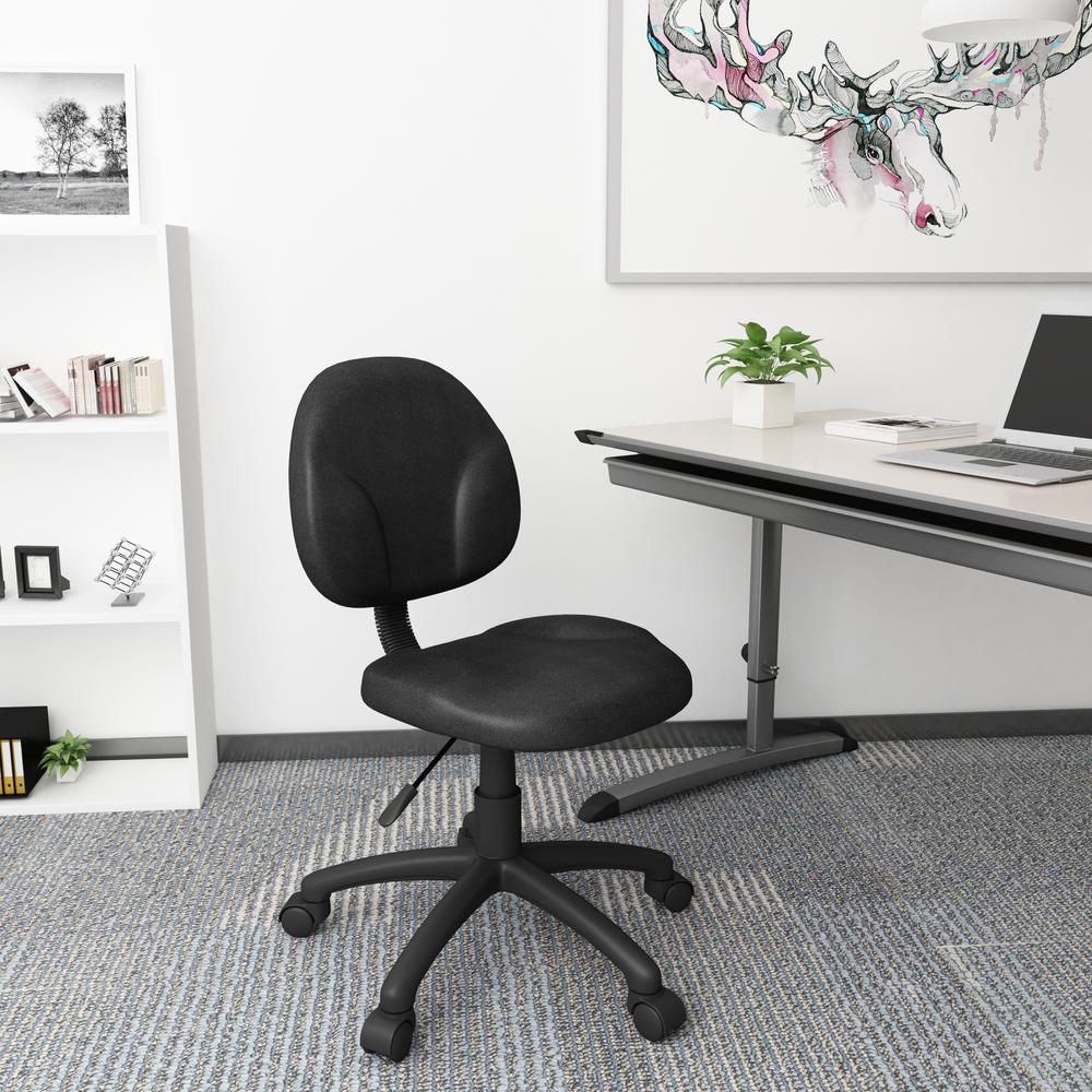 Boss Diamond Task Chair In Black. Picture 7
