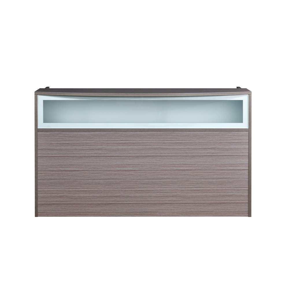 Boss Reception Desk, Frosted Glass. Picture 2