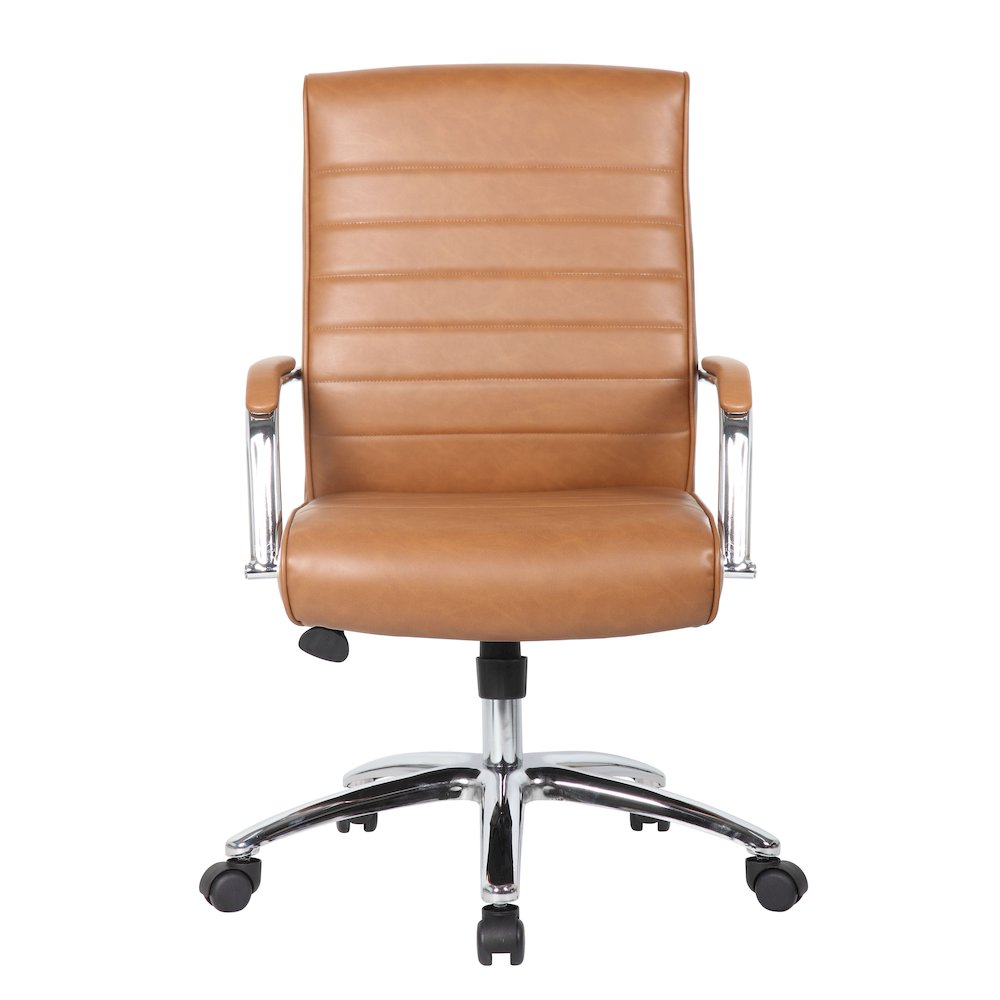 Boss Modern Executive Conference Chair - Caramel. Picture 3
