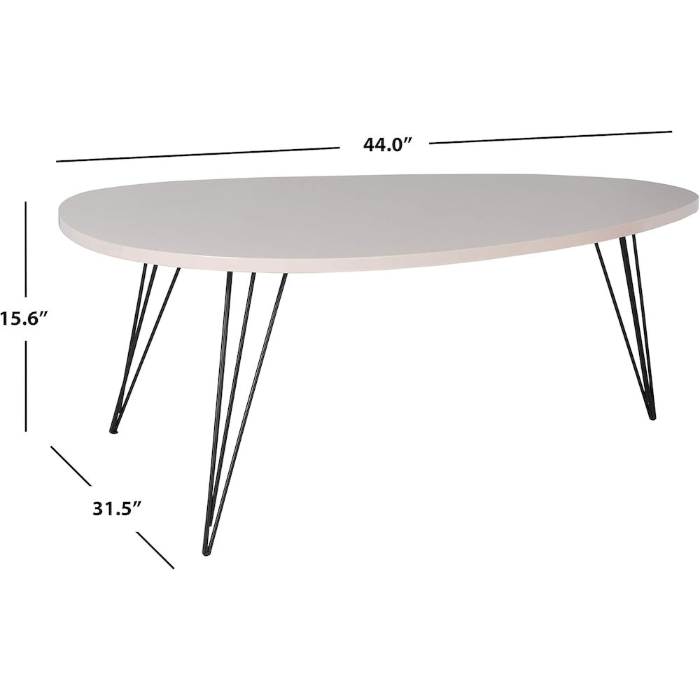 Home Collection Wynton Coffee Table,Taupe/Black. Picture 7