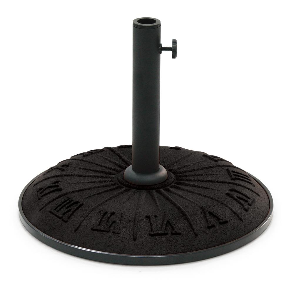 Resin Compound Roman Numeral Umbrella Stand. Picture 1