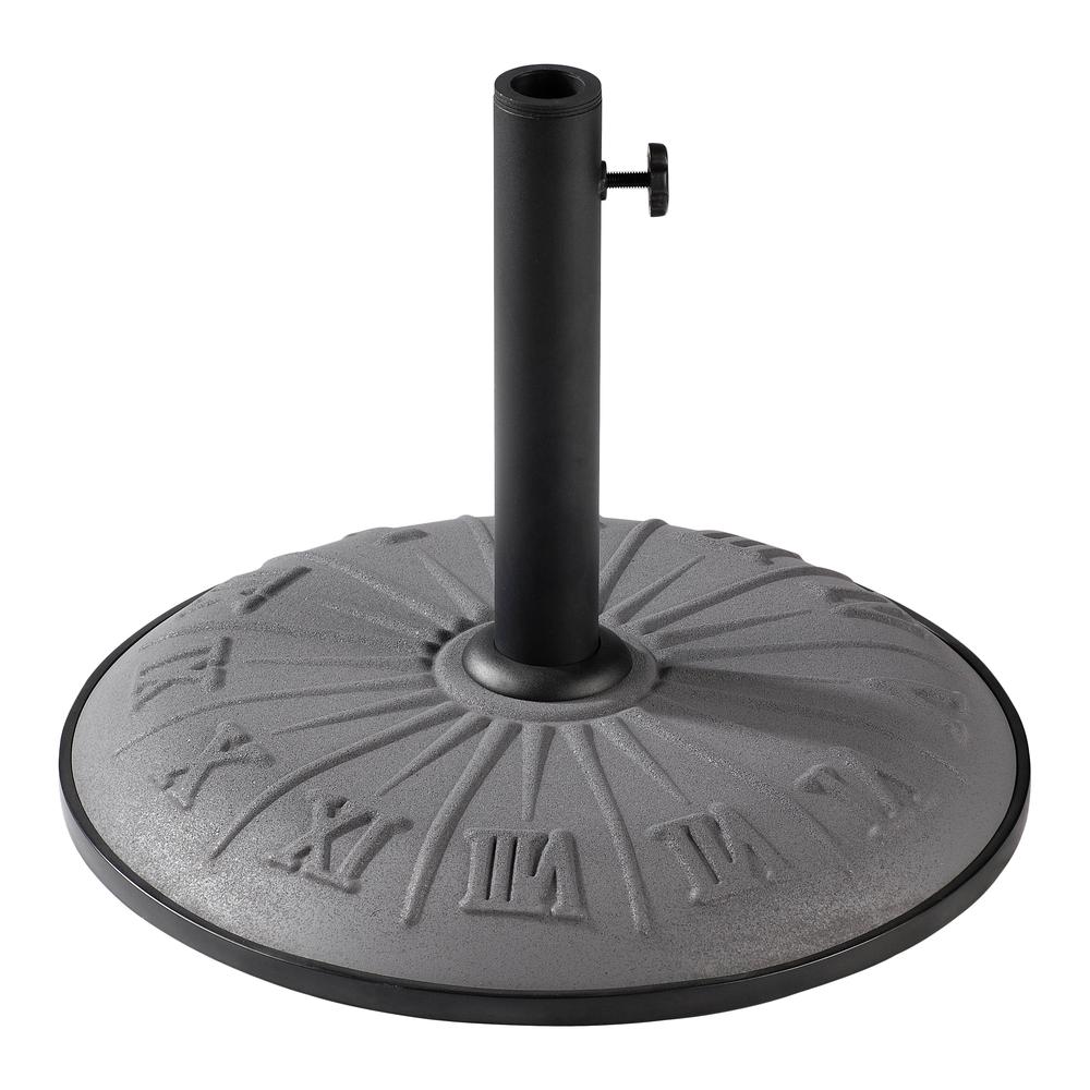 Resin Compound Roman Numeral Umbrella Stand. Picture 1