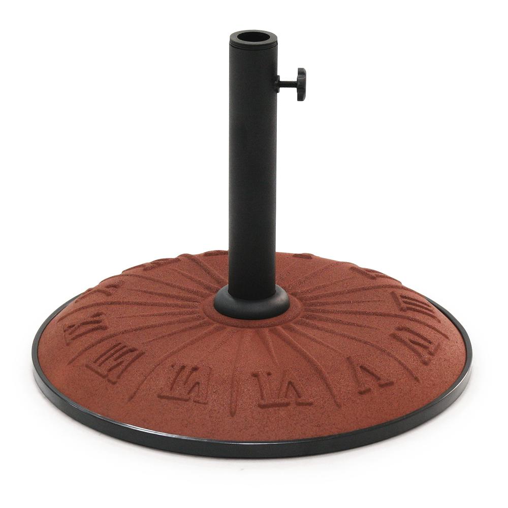 Resin Compound Roman Numeral Umbrella Stand. Picture 1