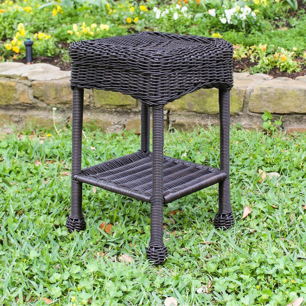 Small PVC Resin Side Table. Picture 1