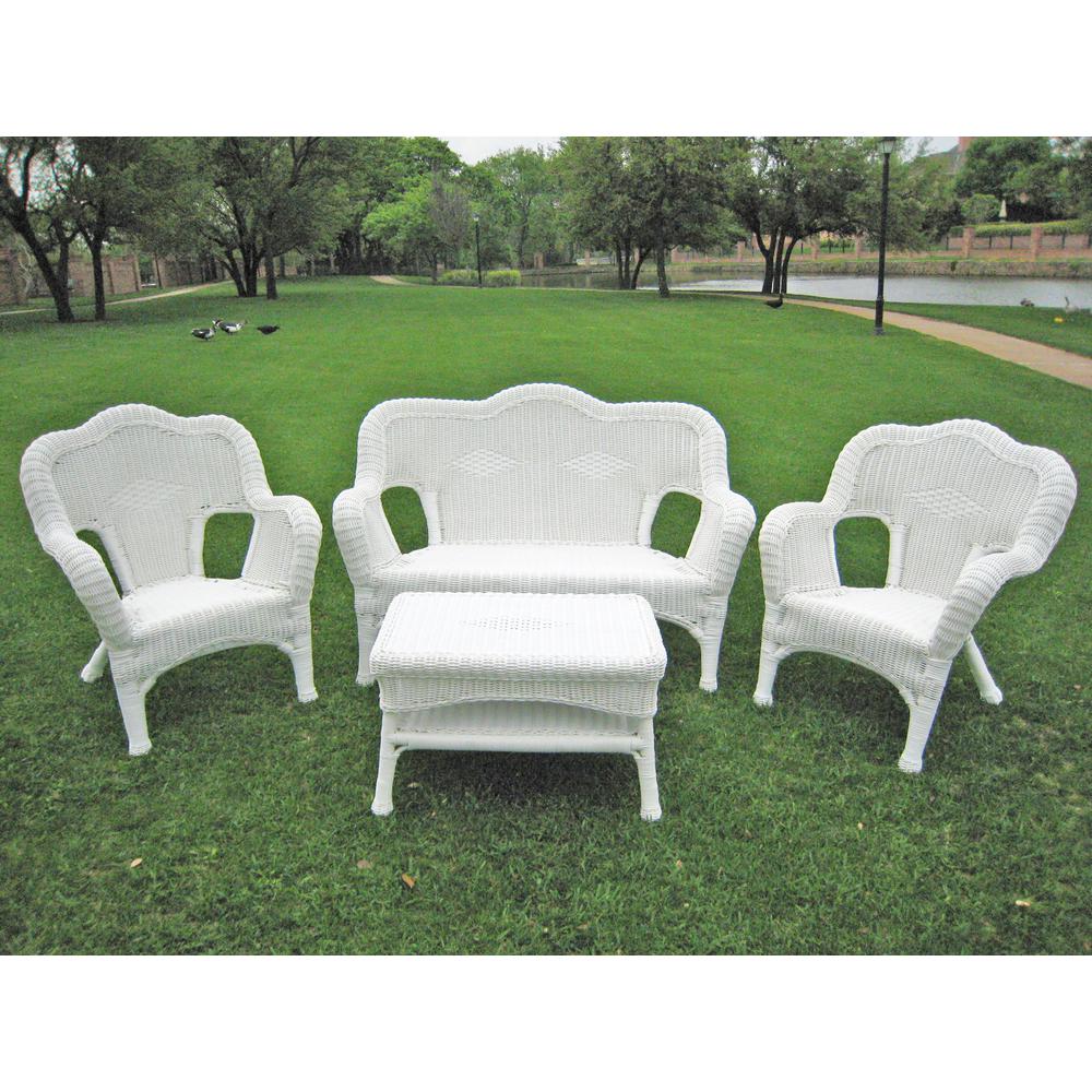 Four Piece Maui Outdoor Seating Group. Picture 1