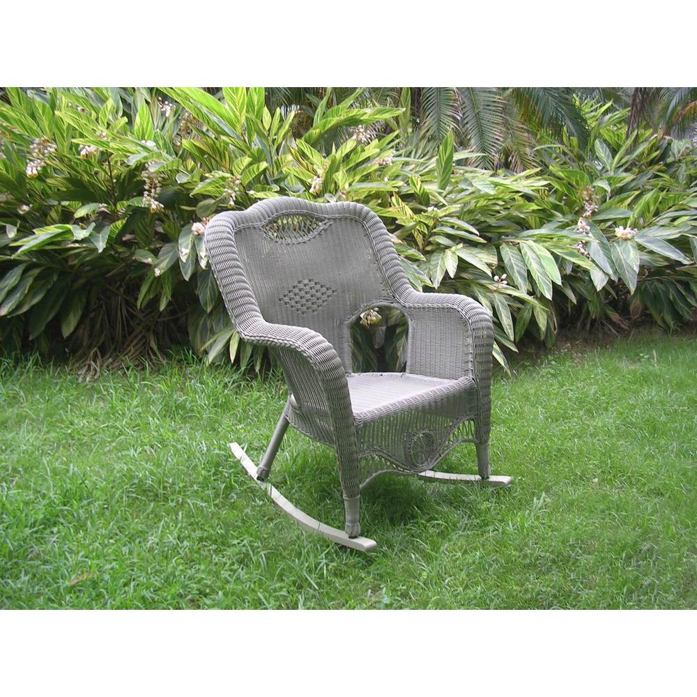Resin Wicker Indoor/Outdoor Rocker. Picture 1