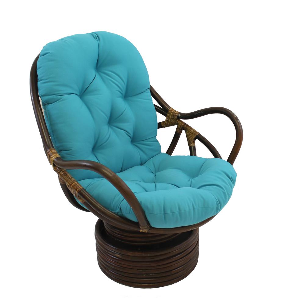 Swivel Rocker with Twill Cushion. Picture 1