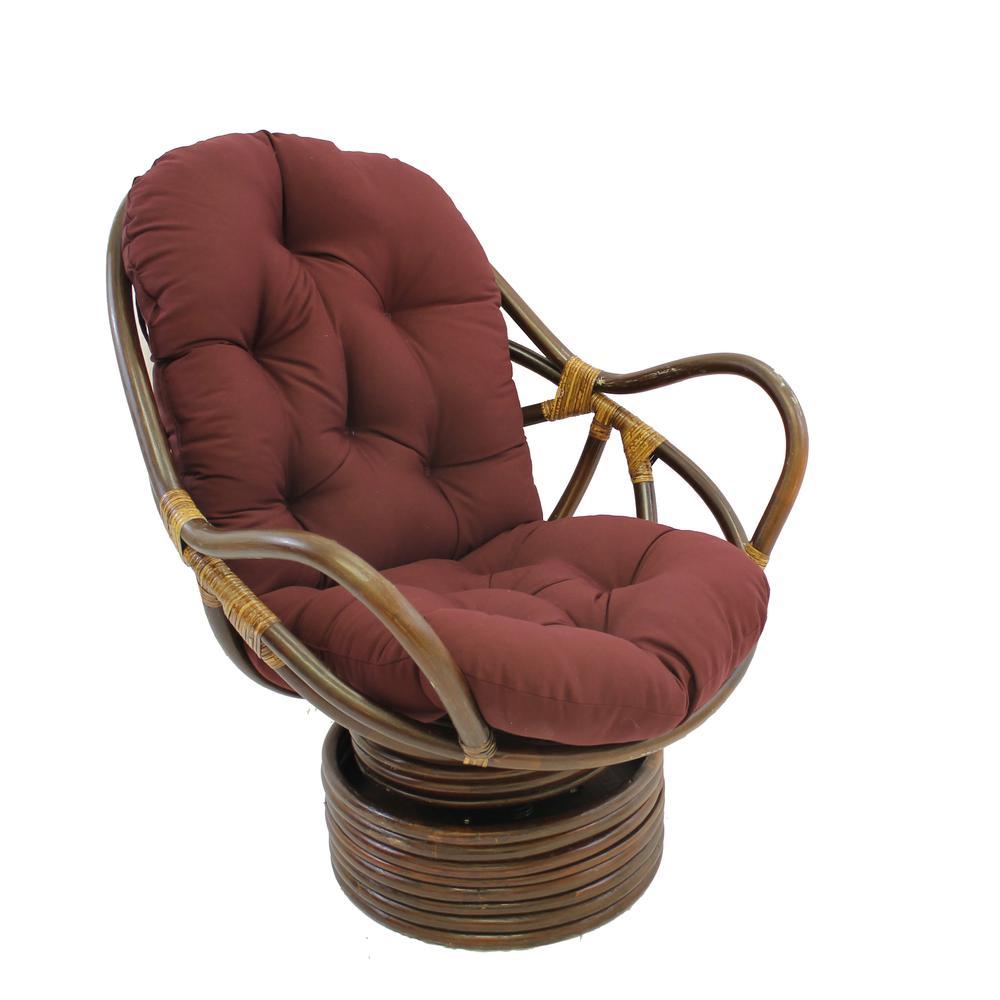 Swivel Rocker with Twill Cushion. Picture 1