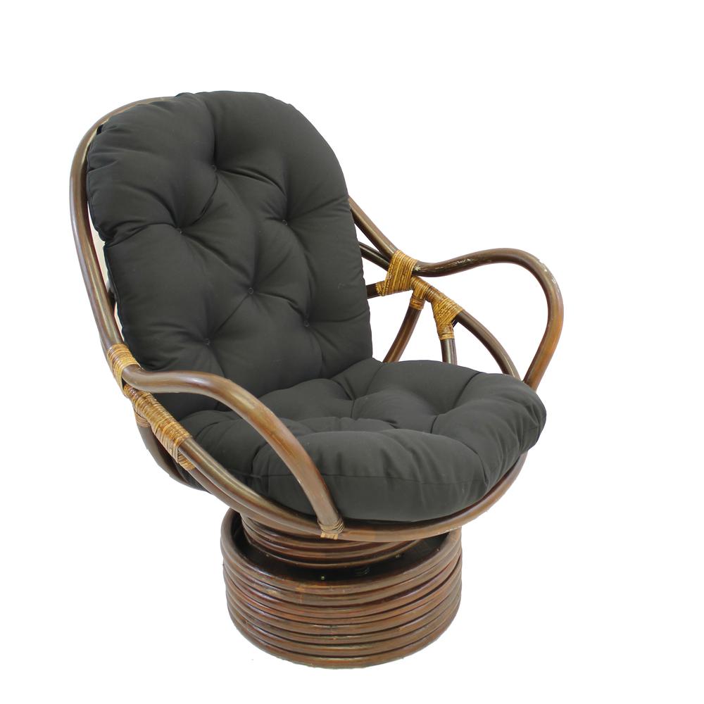 Swivel Rocker with Twill Cushion. Picture 1