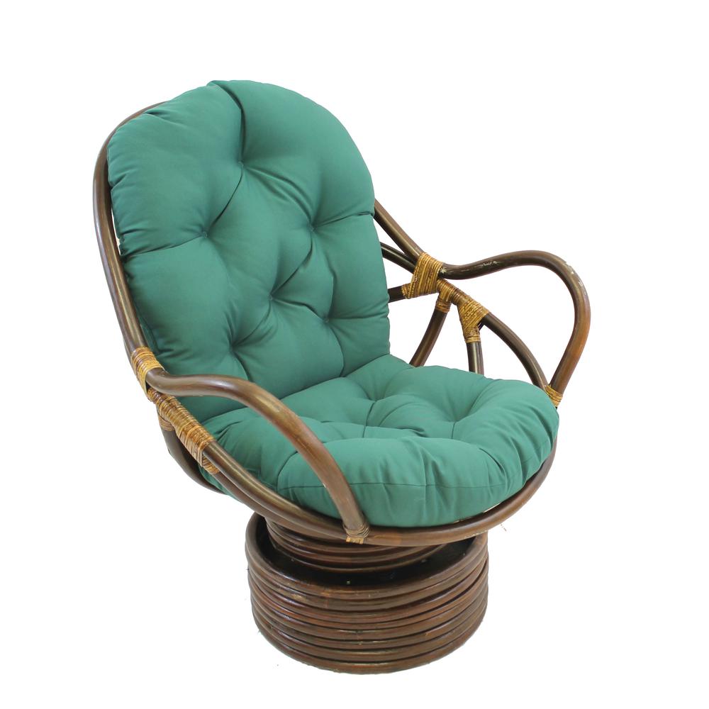 Swivel Rocker with Twill Cushion. Picture 1