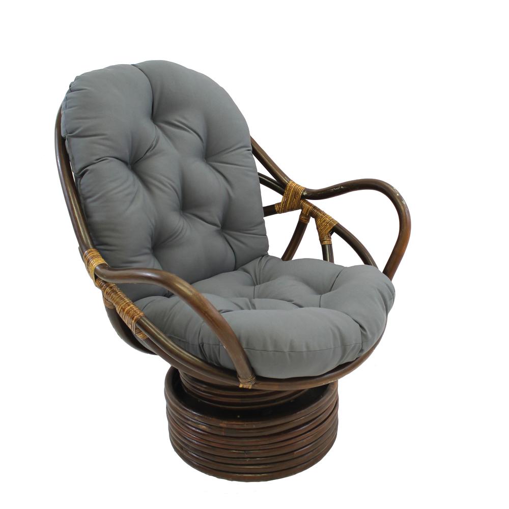 Swivel Rocker with Twill Cushion. Picture 1
