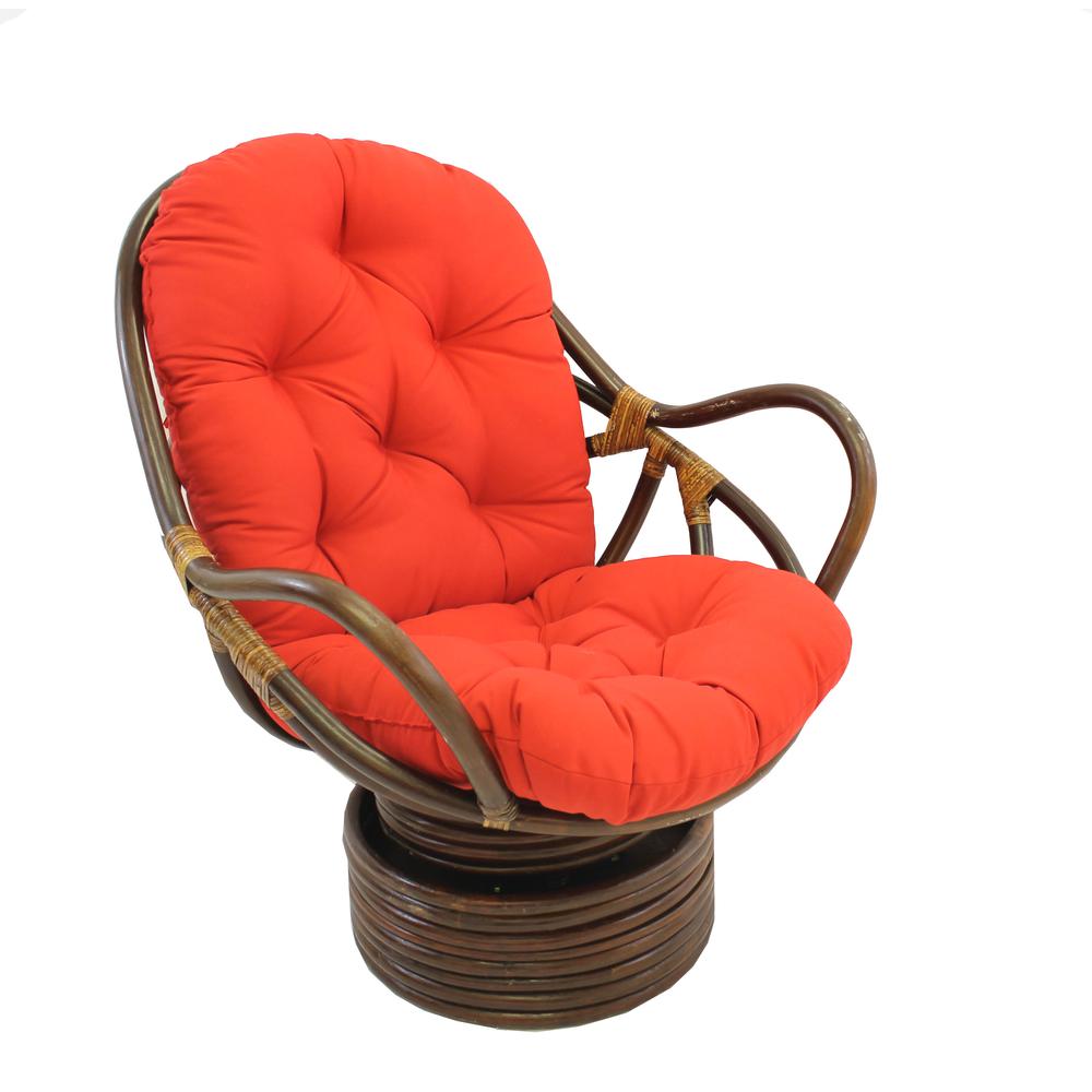 Swivel Rocker with Twill Cushion. Picture 1