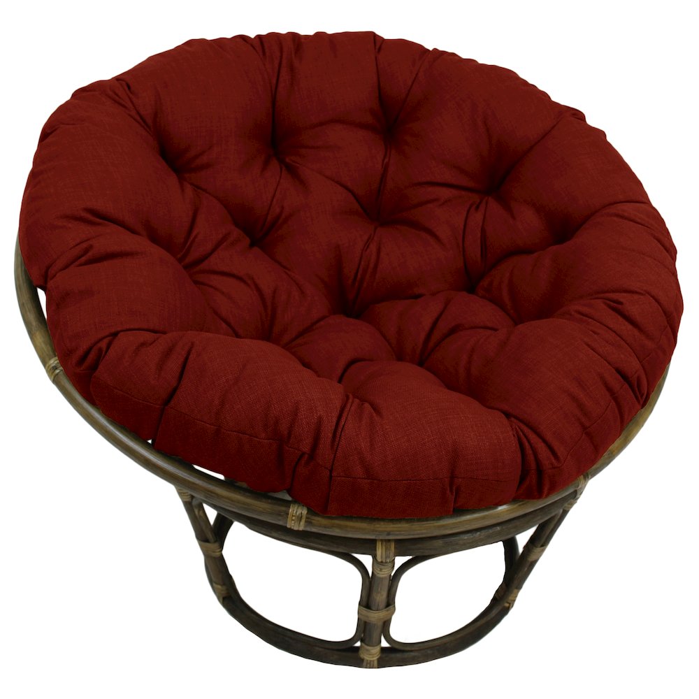 Bali 42-inch Outdoor Spun Poly Fabric Rattan Papasan Chair. Picture 1