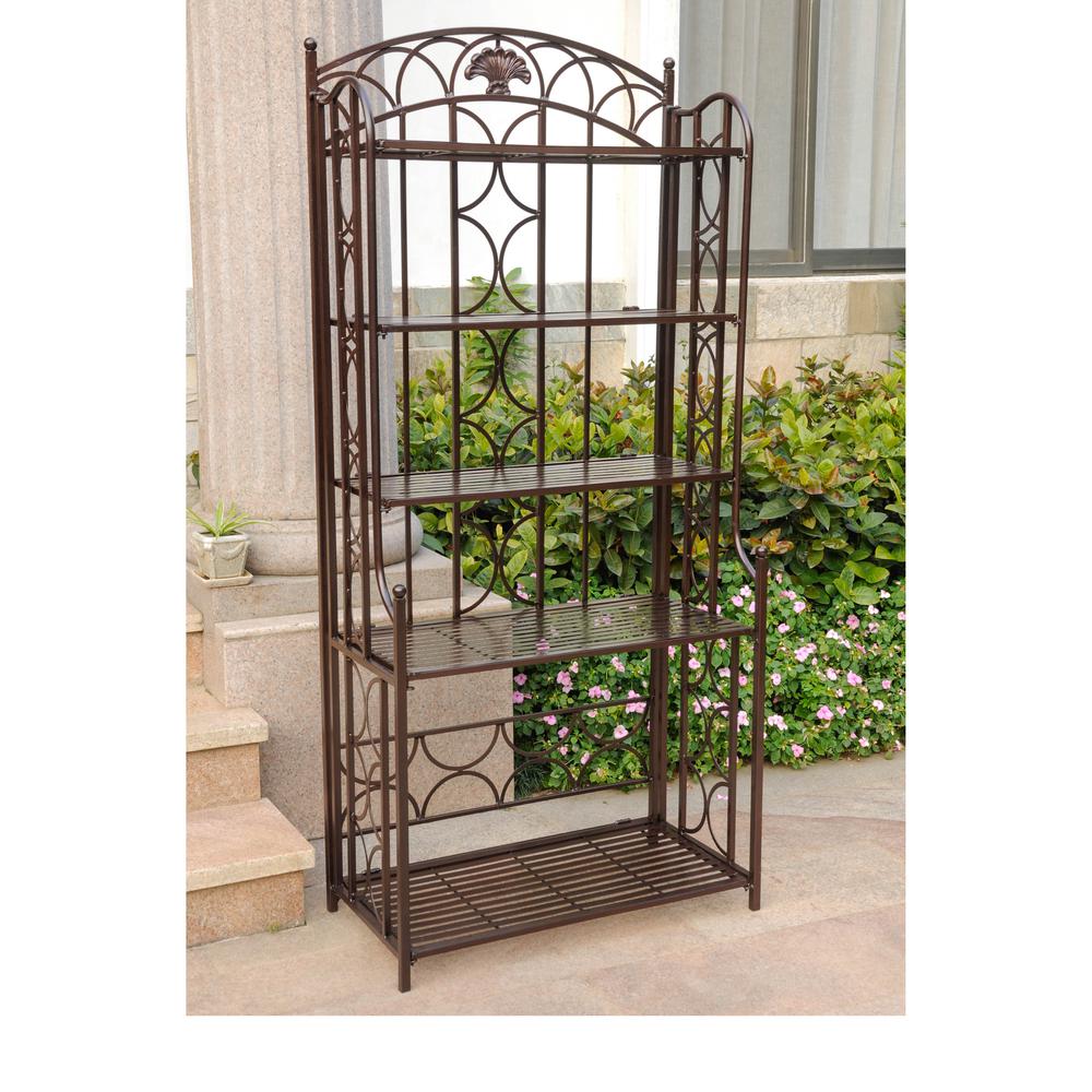 Iron 5-Tier Bakers Rack. Picture 1