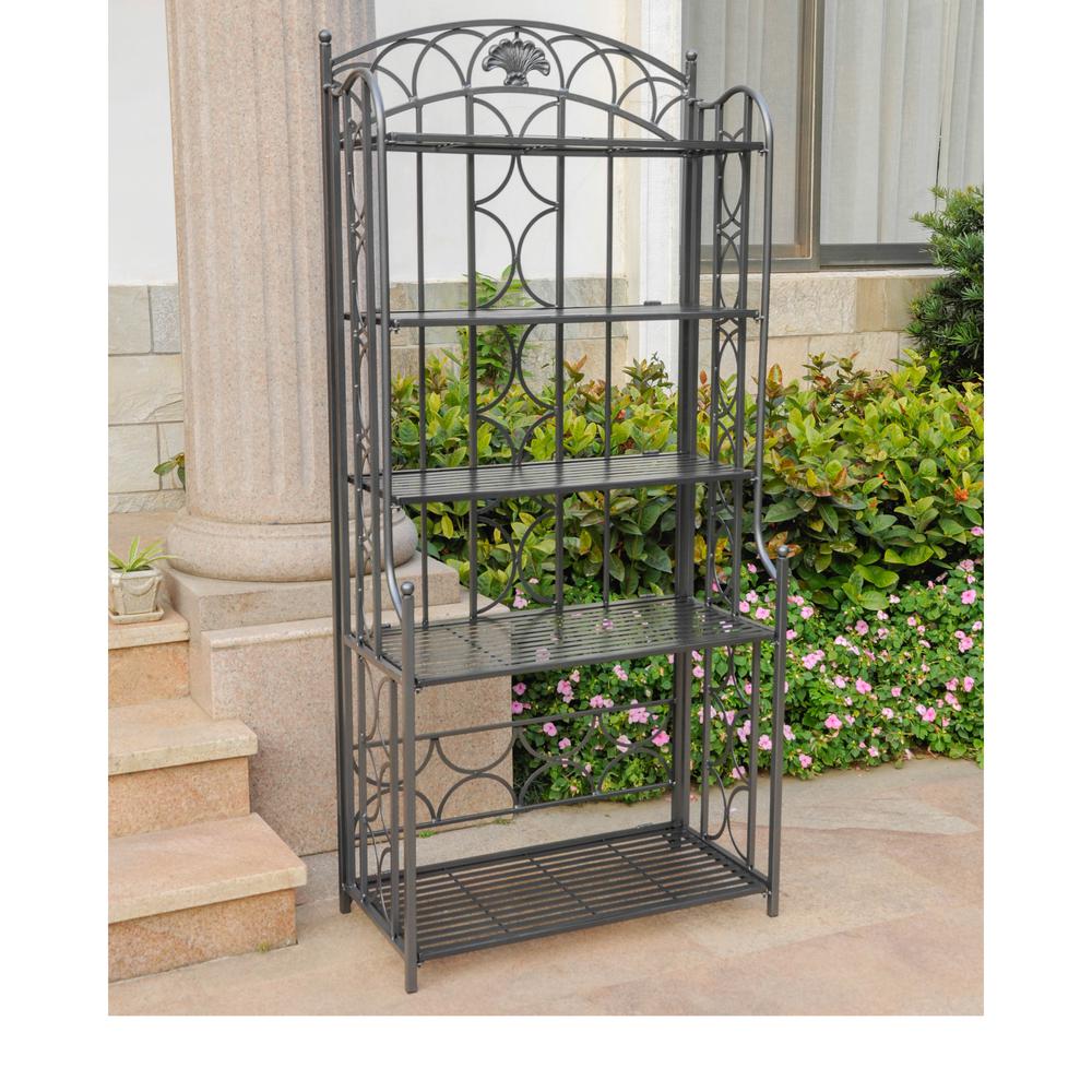 Iron 5-Tier Bakers Rack. Picture 1