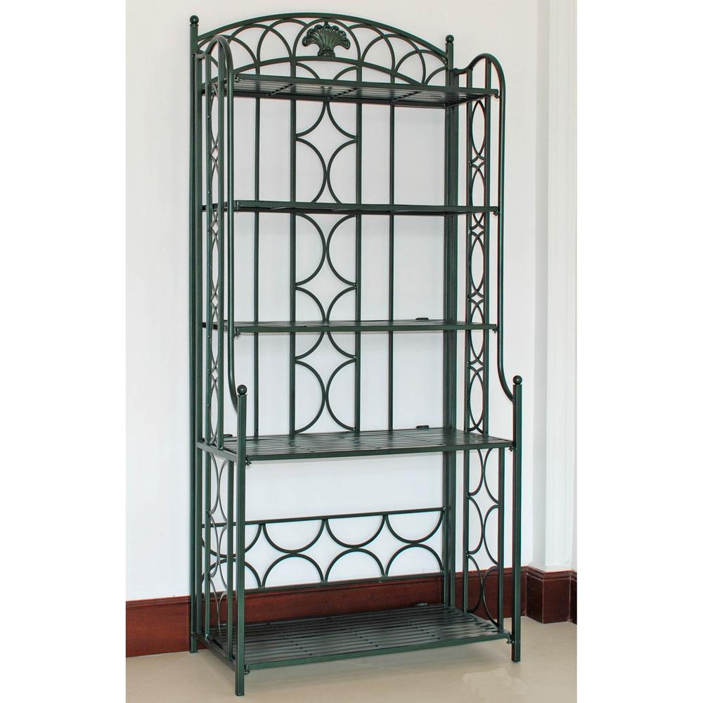 Iron 5-Tier Bakers Rack. Picture 1