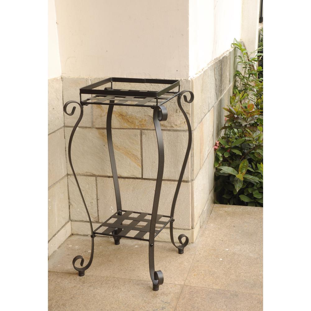 Iron Square Plant Stand. Picture 1