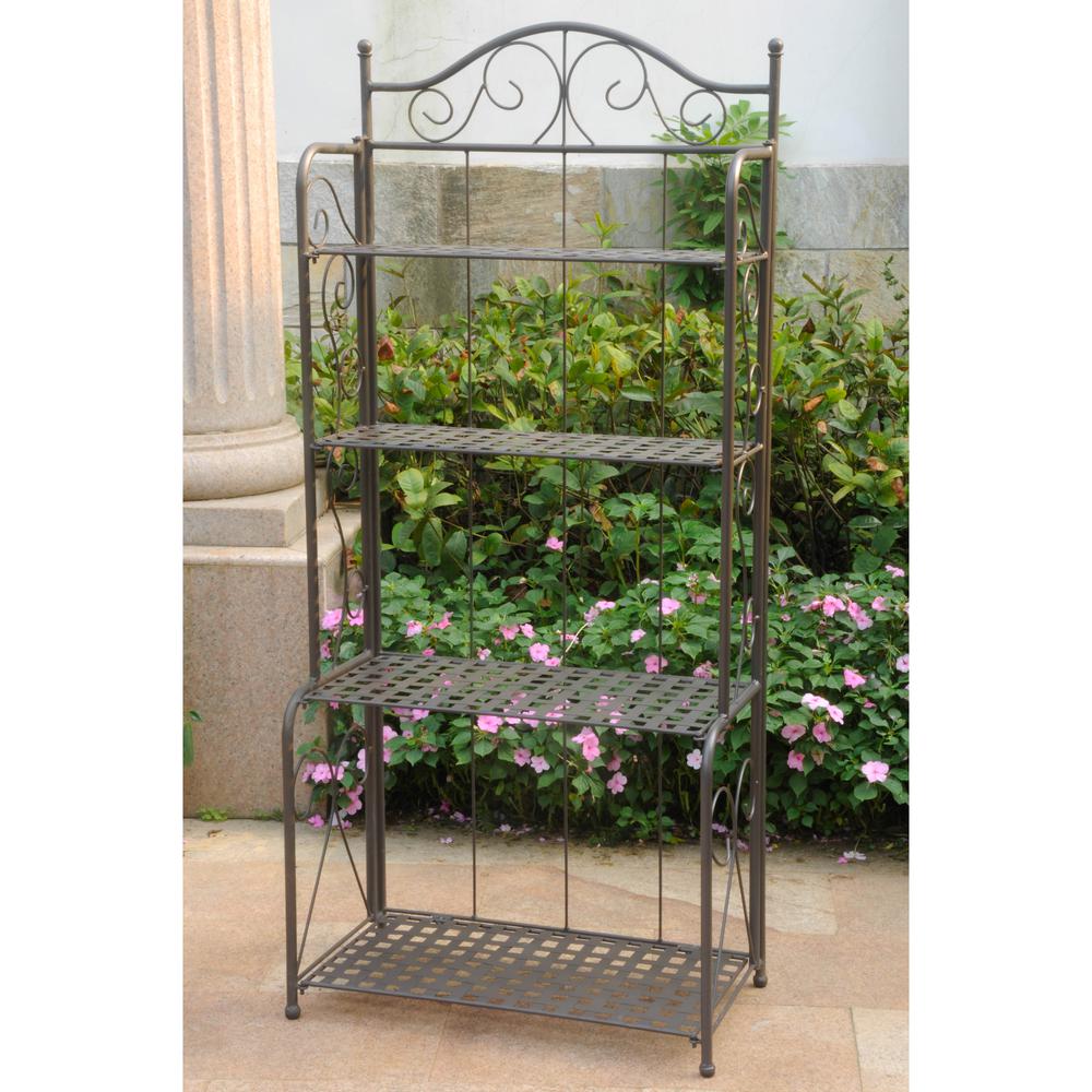 Mandalay Iron Folding Baker Rack. Picture 1