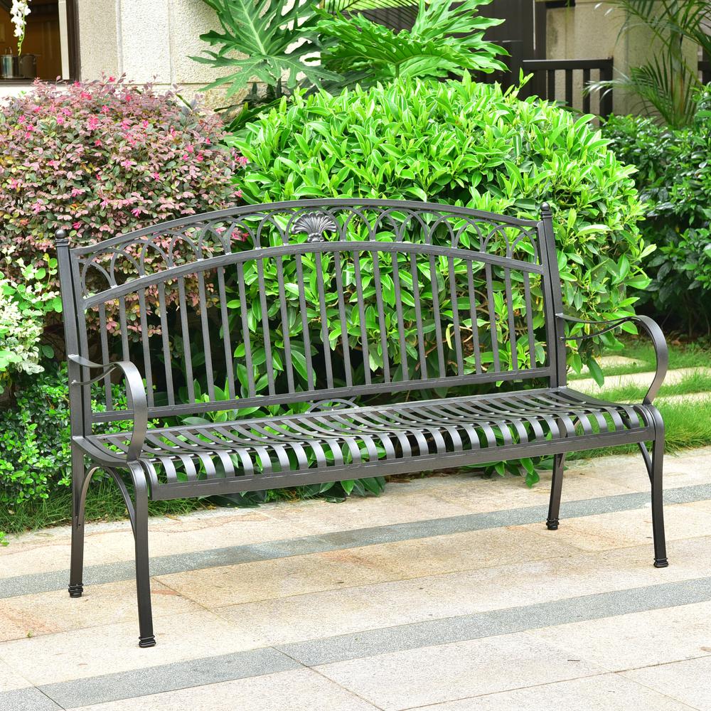 Segovia Iron 3-Seater Sofa. Picture 1