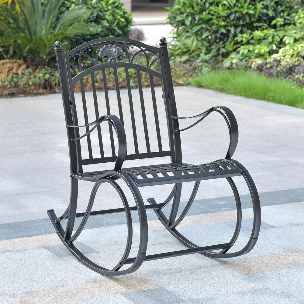 Segovia Iron Rocking Chair. Picture 1