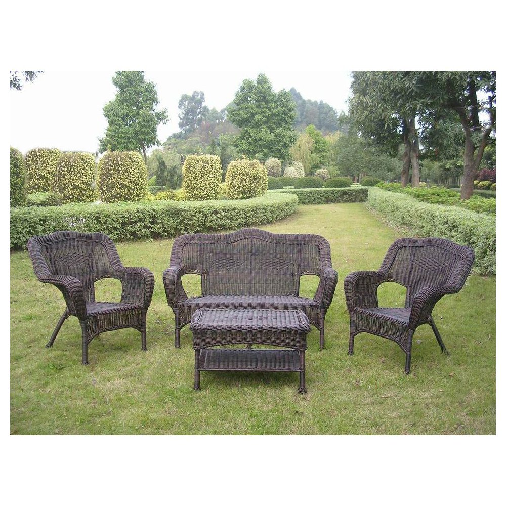 Four Piece Maui Outdoor Seating Group. Picture 1
