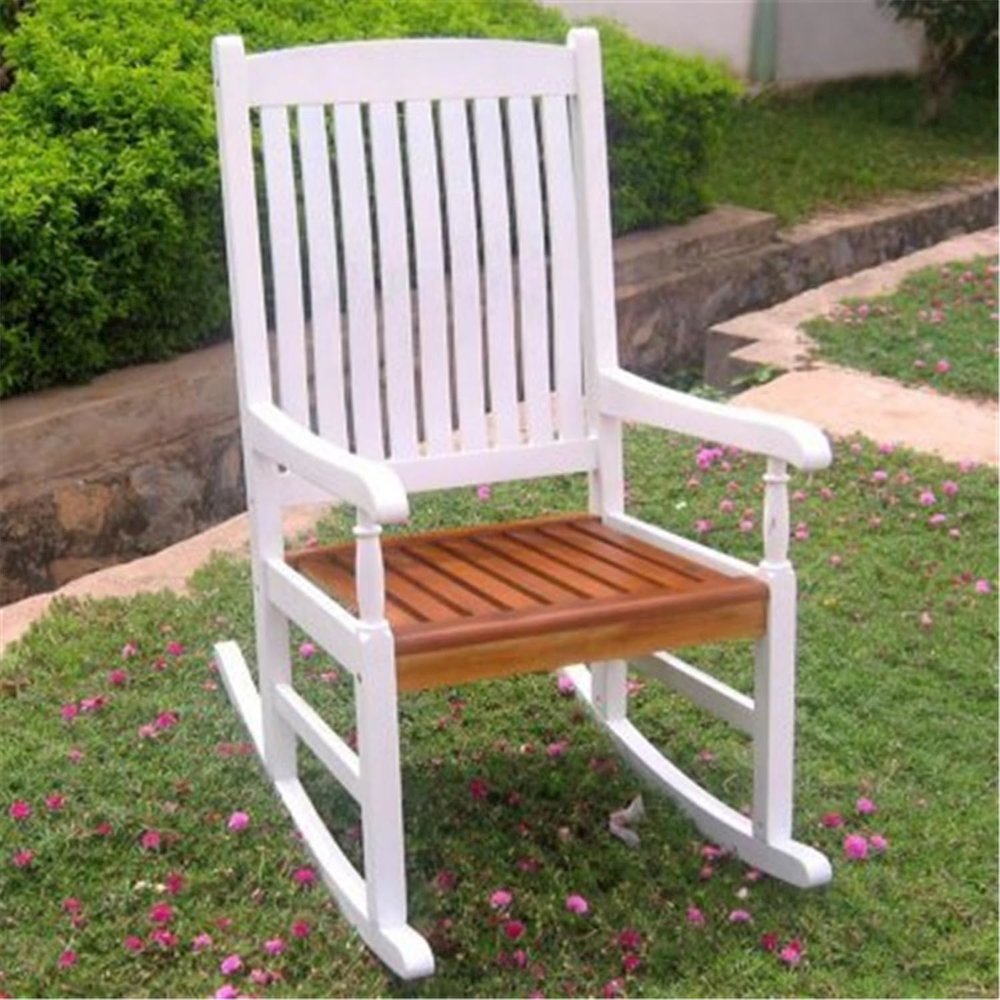 Outdoor Wood Porch Rocker. Picture 1