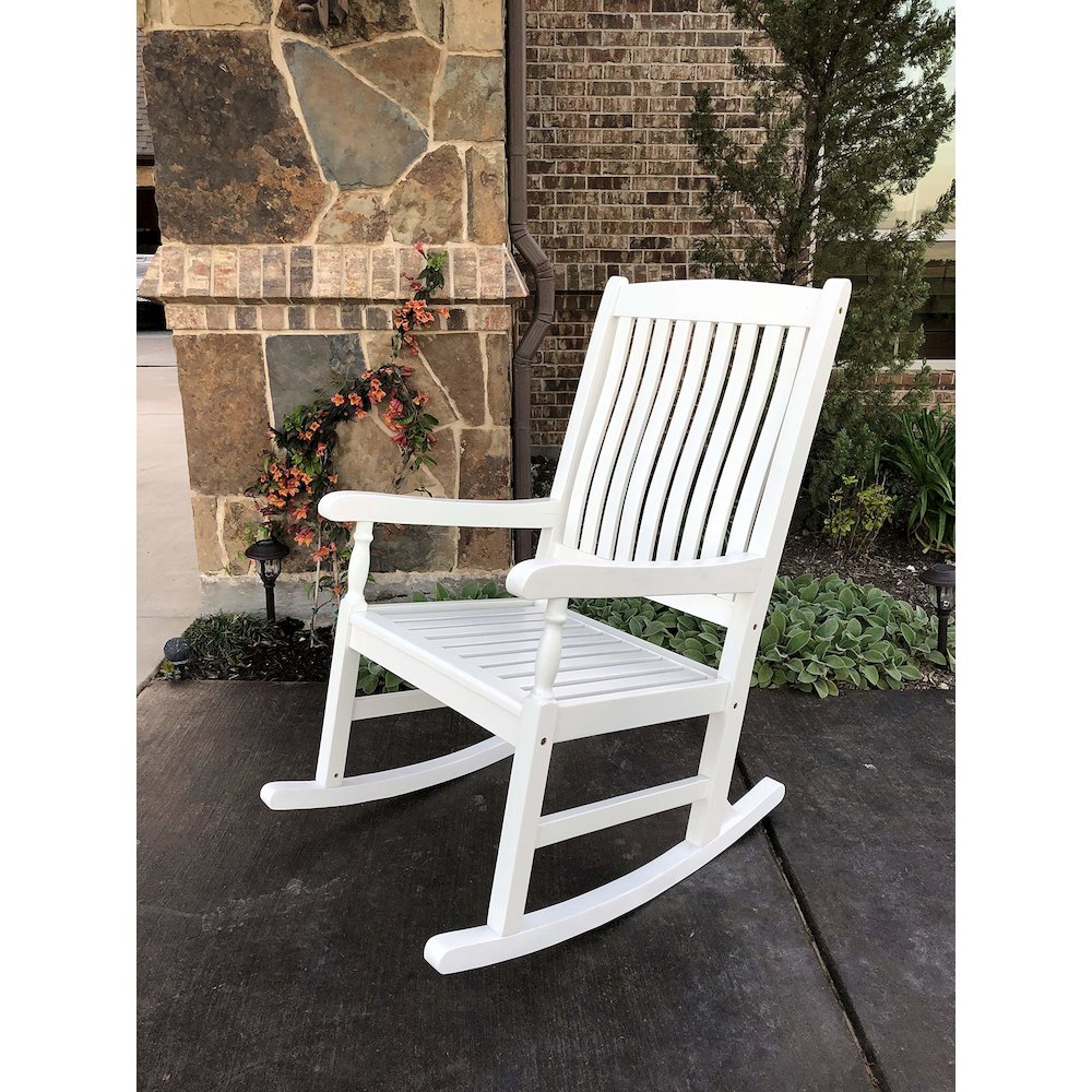 Outdoor Wood Porch Rocker. Picture 1