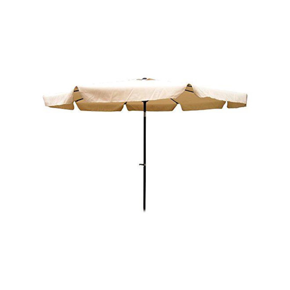 Outdoor 10 Foot Aluminum Umbrella with Flaps. Picture 1