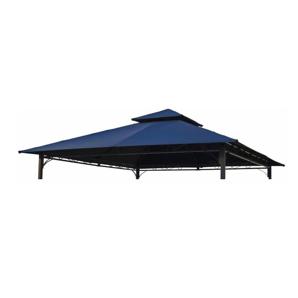 Replacement Canopy, Navy Blue Polyester Fabric, 10 ft. Vented Gazebo Top. Picture 1