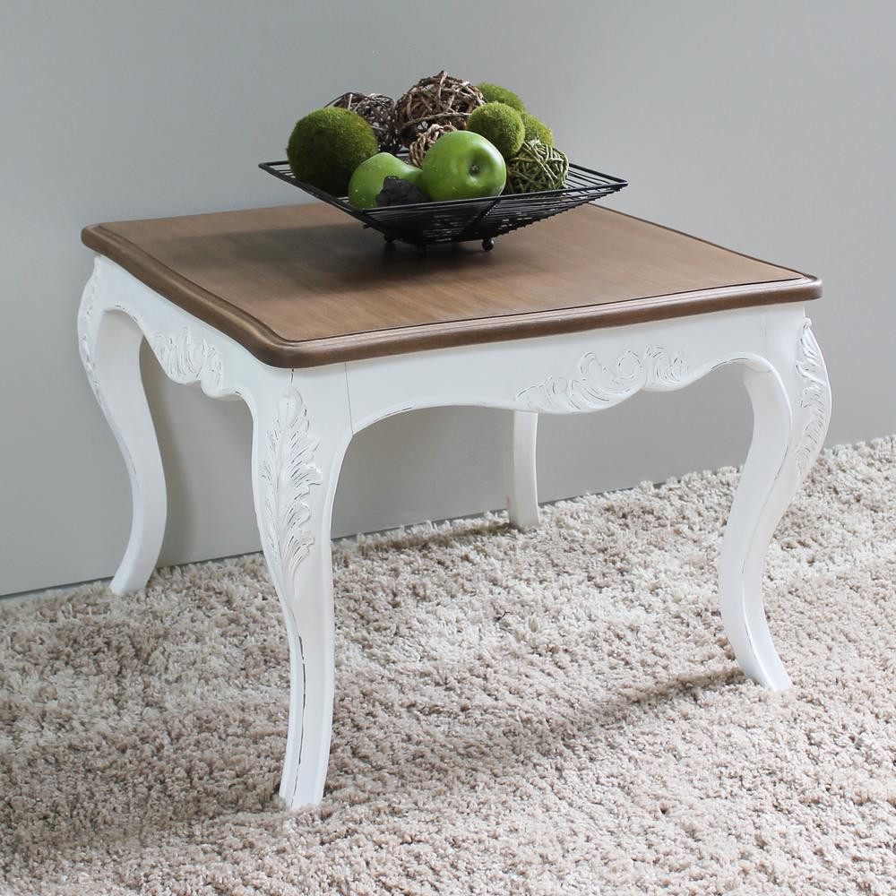 Ashbury Altesse Oak Veneer End Table. Picture 1