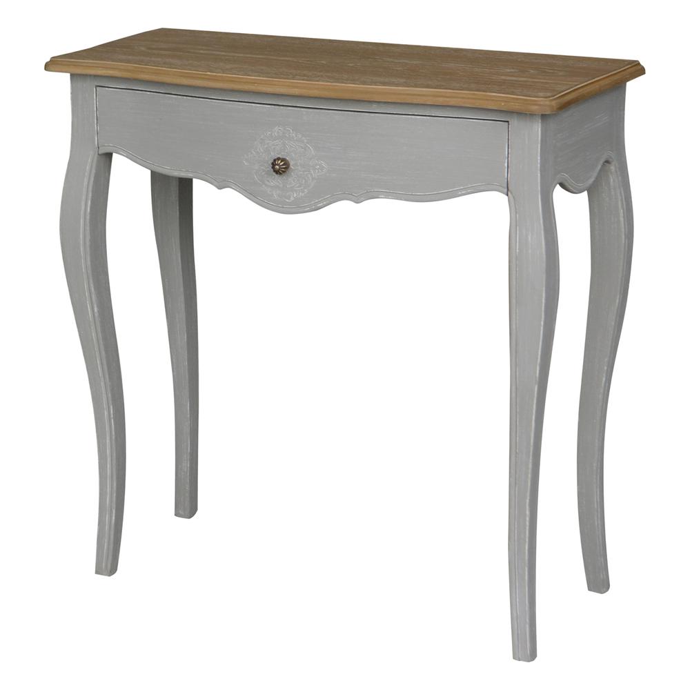 Ashbury Stradivarius Oak Veneer One-drawer Console Table. Picture 1