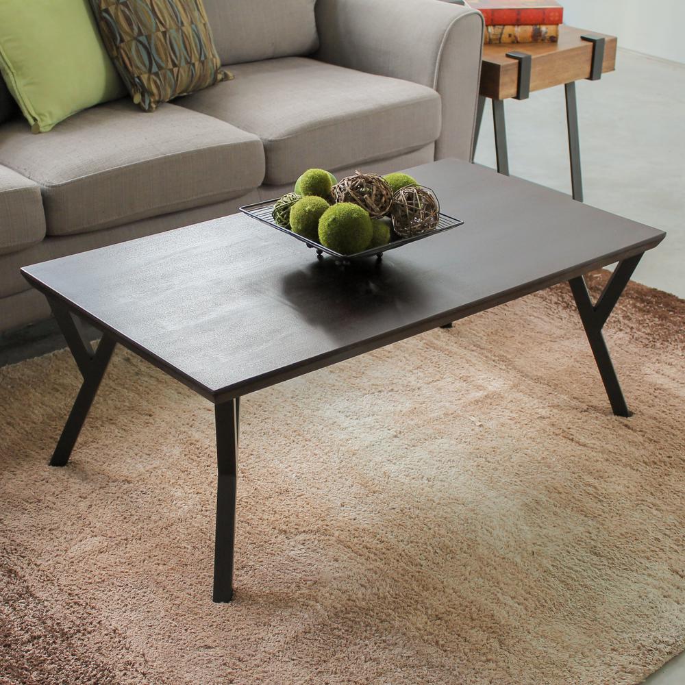 Hamburg Contemporary Contemporary MDF/Metal Coffee Table. Picture 1