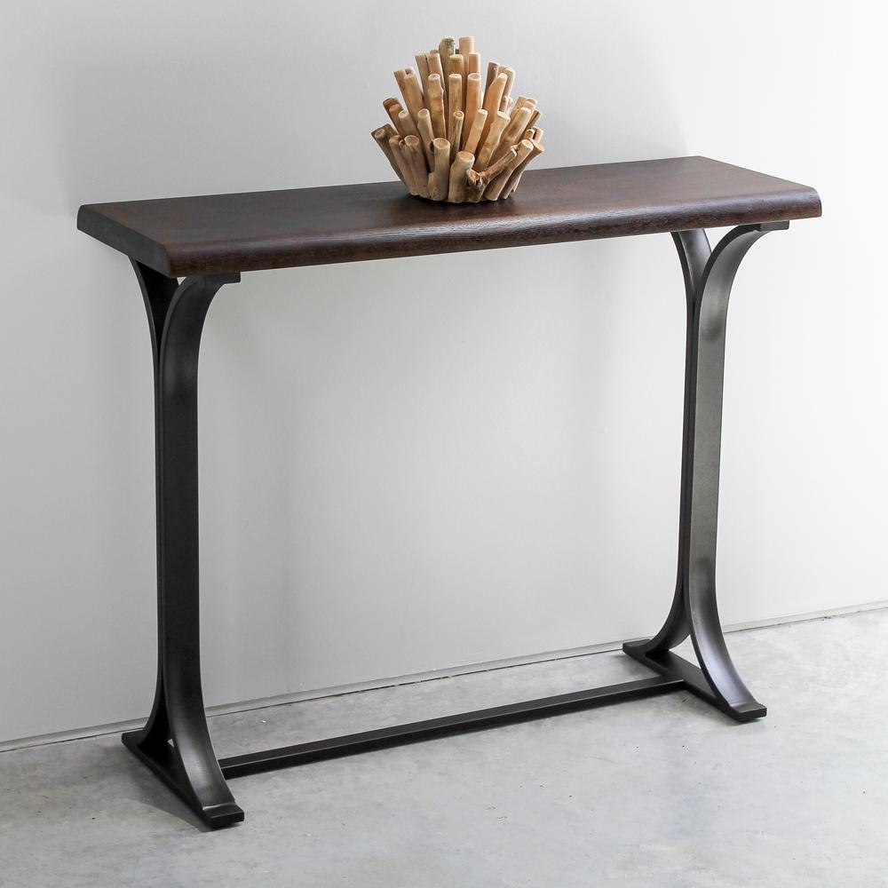Hamburg Contemporary Contemporary MDF/Metal Console Table. Picture 1