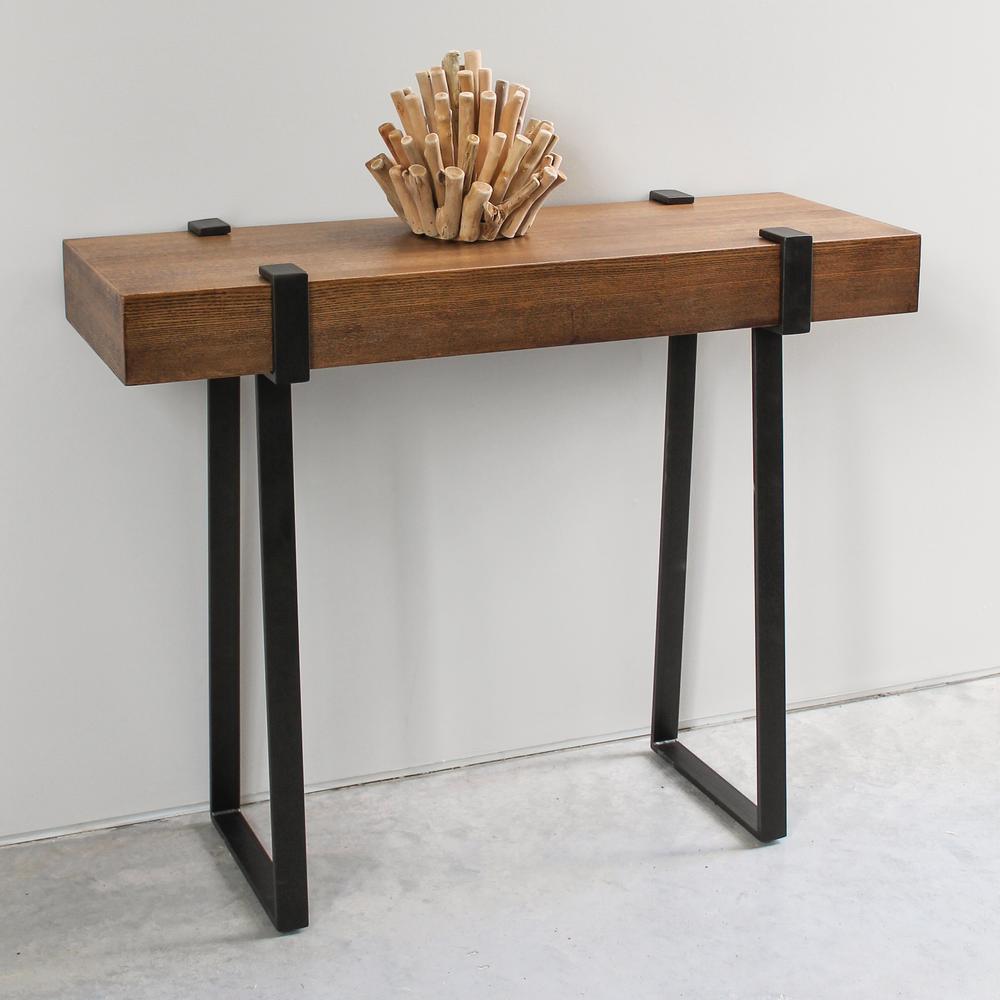 Hamburg Contemporary Contemporary MDF/Metal Console Table. Picture 1