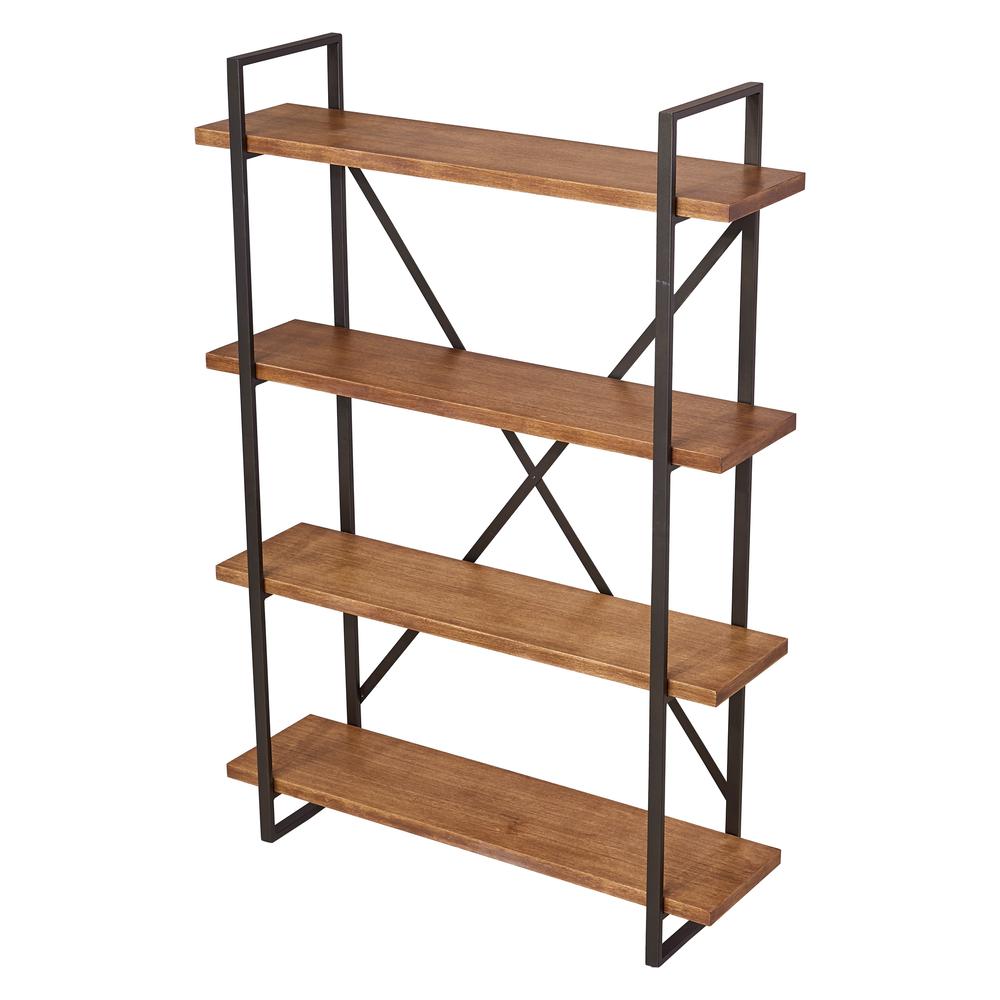 Hamburg Contemporary Laredo Four Tier Shelf. Picture 1