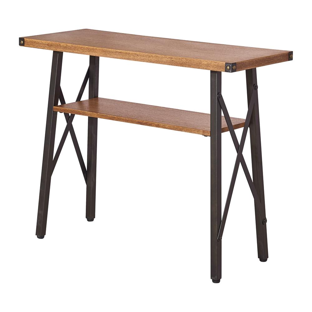 Hamburg Contemporary Laredo Oak Console Table. Picture 1