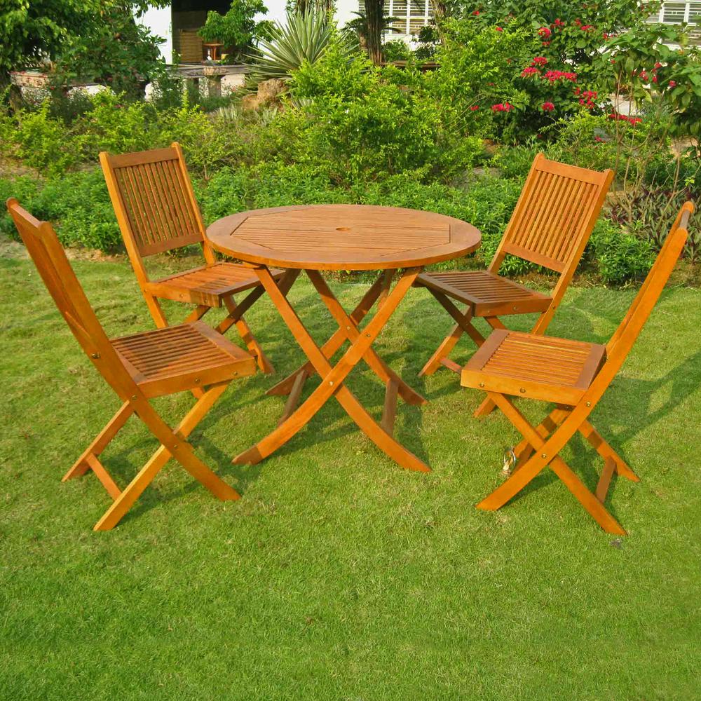 Royal Tahiti Marin 5-Piece Patio Dining Set. Picture 1