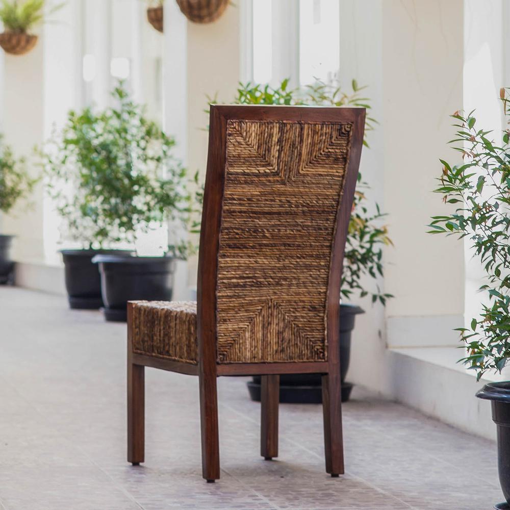 Set of Two Dallas Abaca Weave Dining Chair. Picture 2