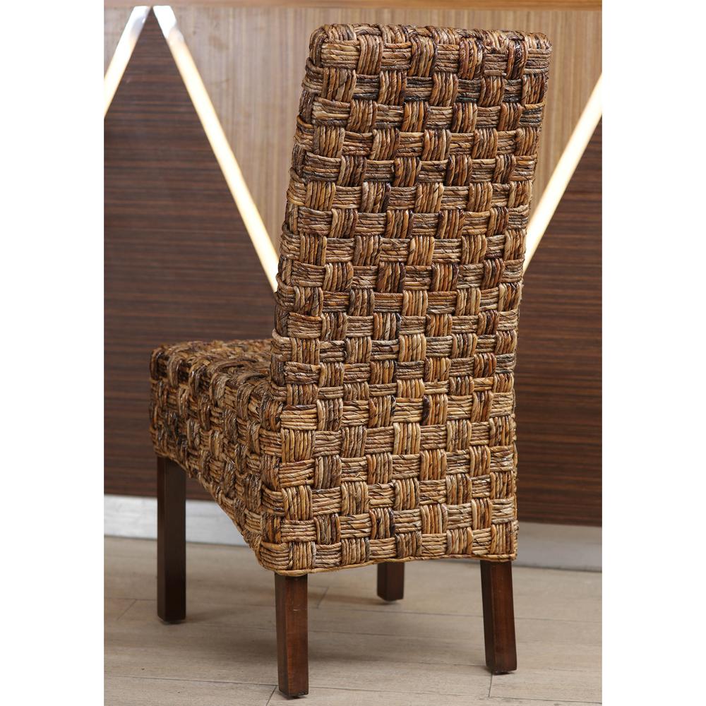 Victor Woven Abaca Dining Chair. Picture 1