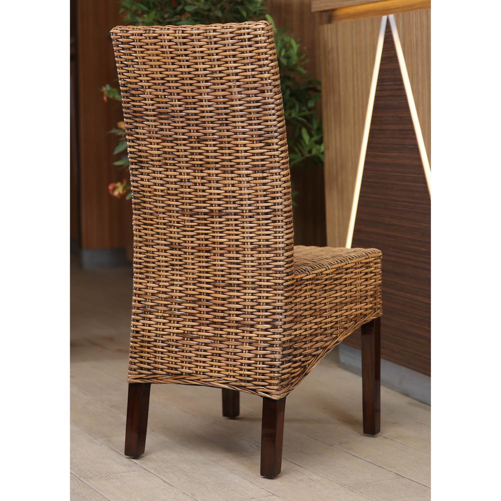 Java Rattan Dining Chair (Set of 2). Picture 2