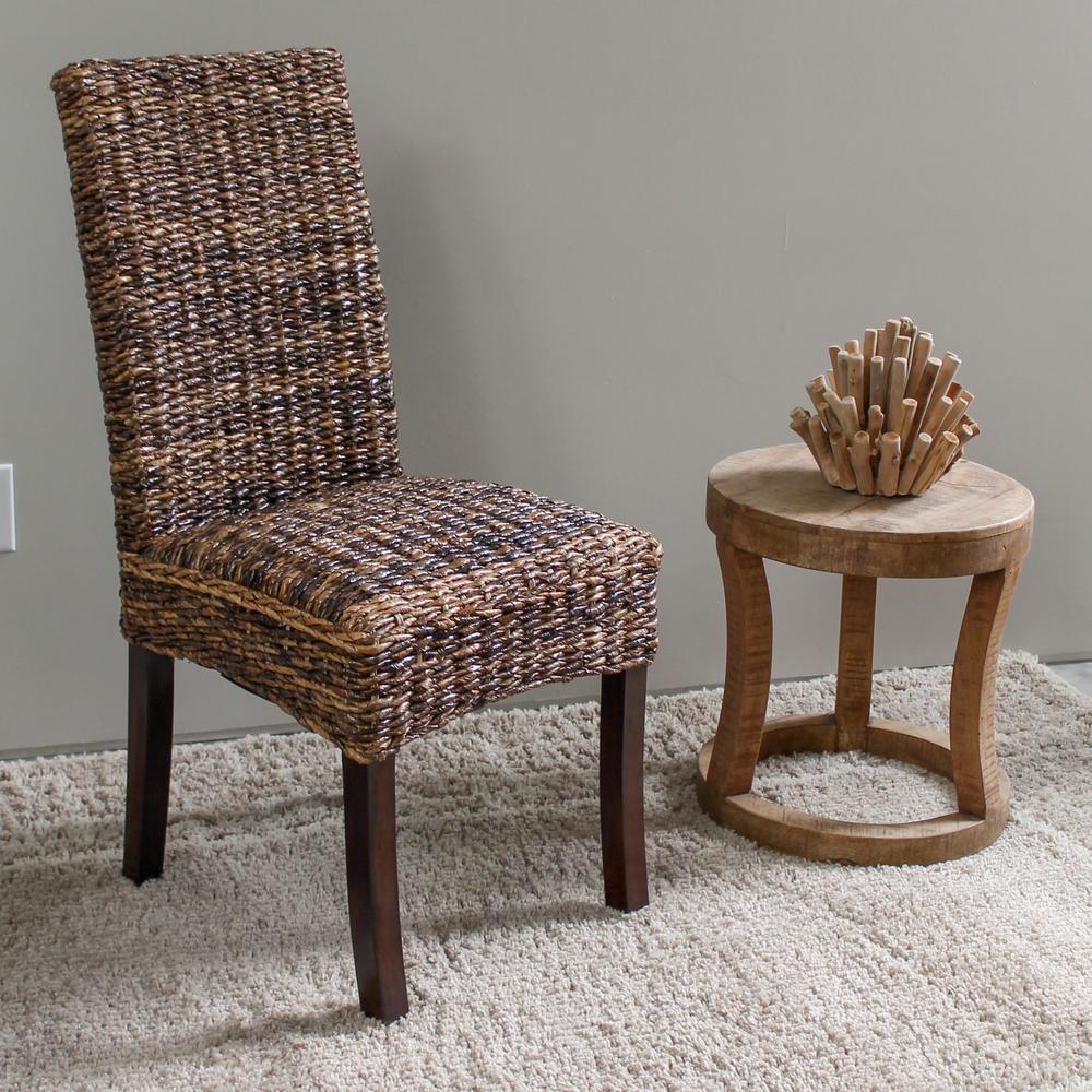 Louisa Abaca Cushioned Seat Dining Chair. Picture 2