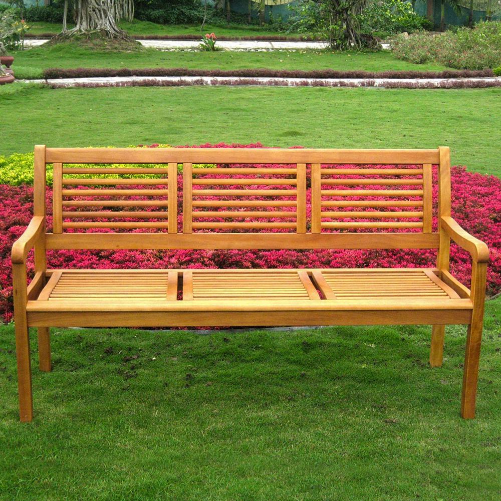 Royal Tahiti Bar Harbor Three Seat Bench. Picture 1