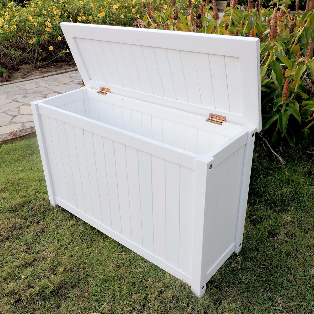 Royal Fiji Acacia Rectangular Storage Trunk. Picture 1