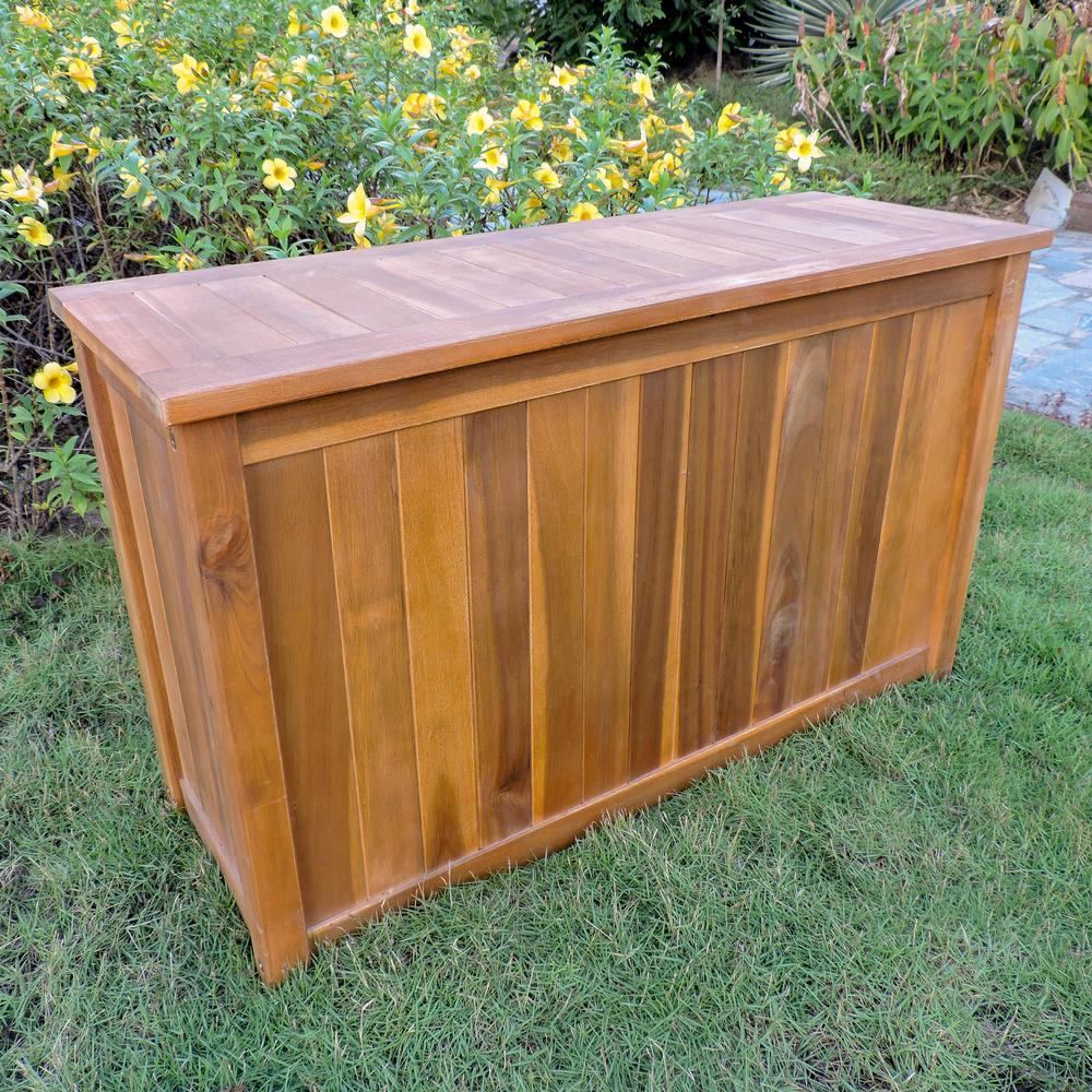 Royal Fiji Acacia Rectangular Storage Trunk. Picture 2