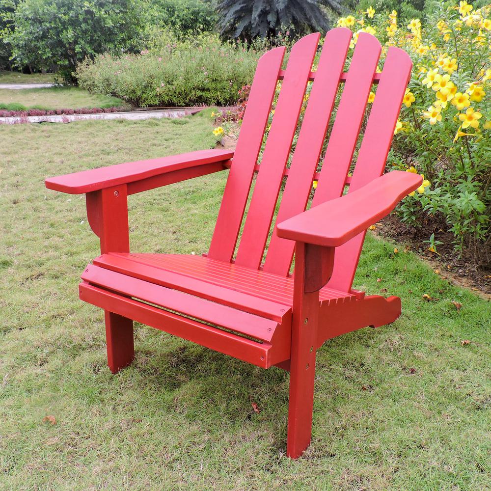 Royal Fiji Acacia Adirondack Chair. Picture 1