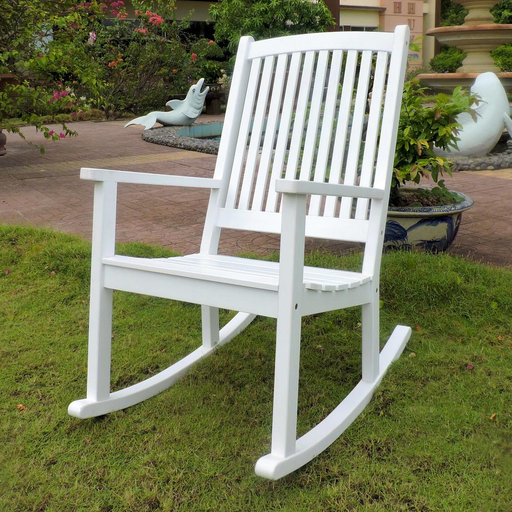 Acacia Large Rocking Chair. Picture 1