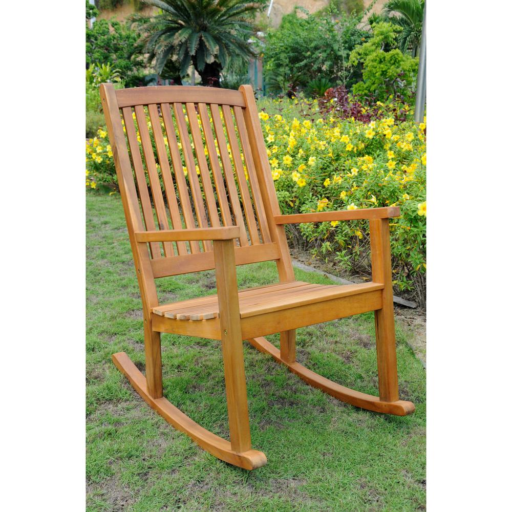Acacia Large Rocking Chair. Picture 1