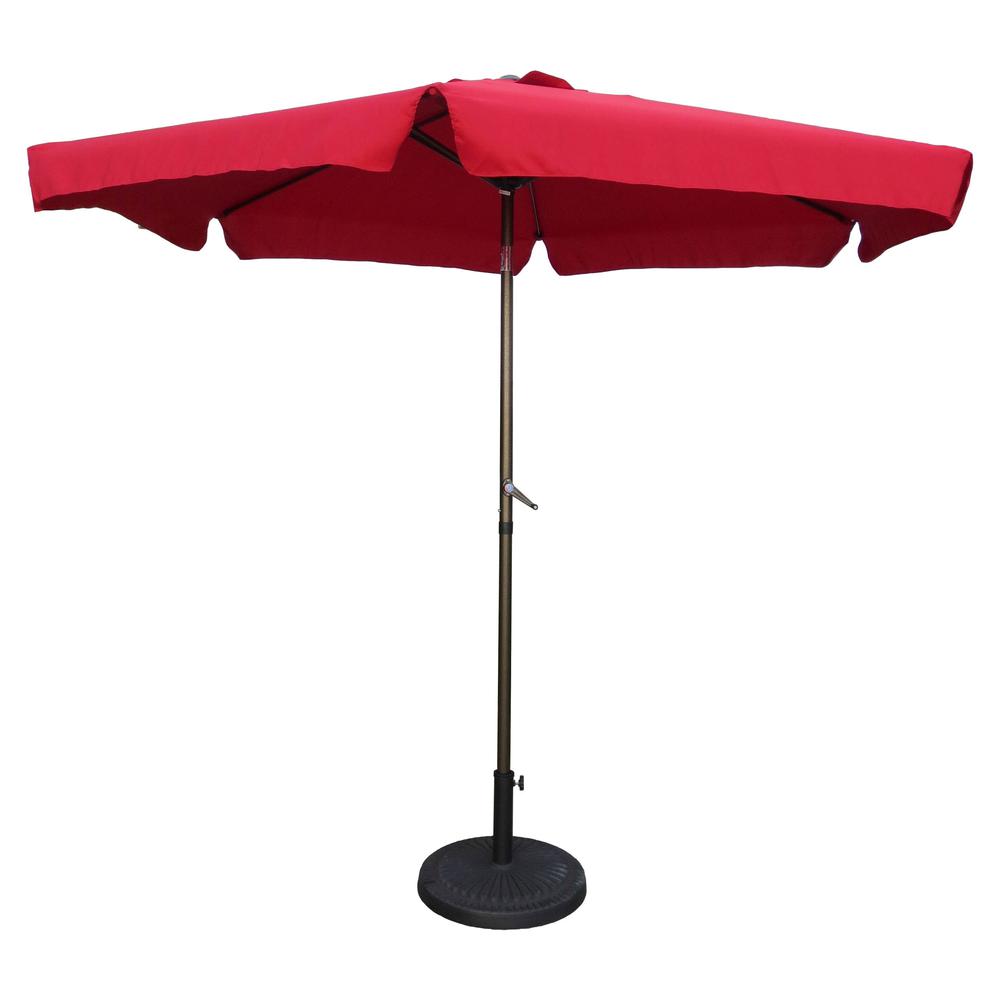 Outdoor 9 Foot Aluminum Umbrella With Flaps. Picture 1