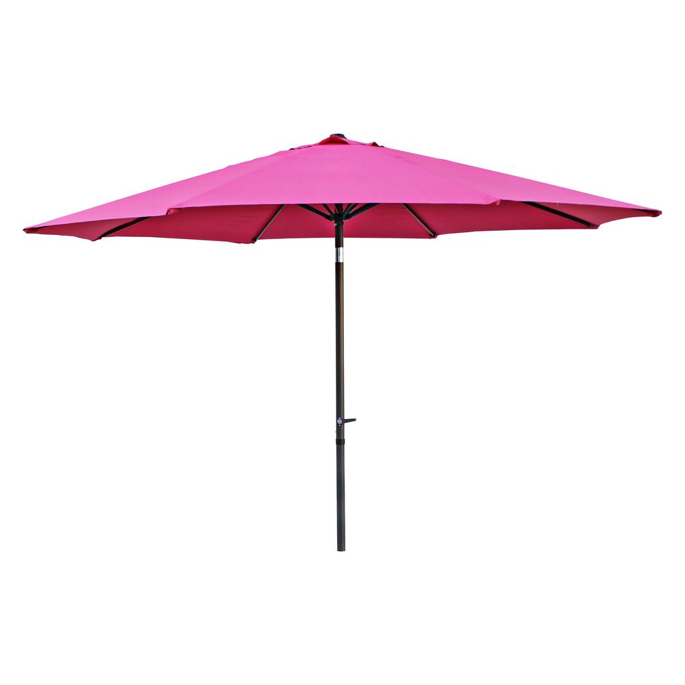 St. Kitts Aluminum 11.5-foot Patio Umbrella, Bery Berry. Picture 1